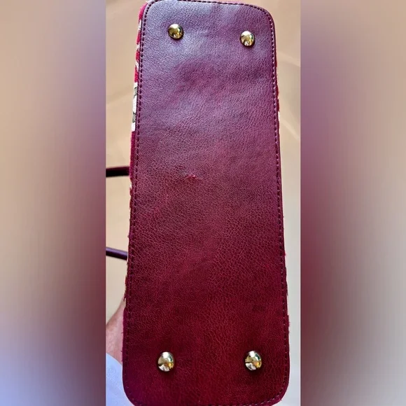 NEW UNIQUE Faux Leather & Material Multicolor shoulder bag purchased Macedonia - Picture 11 of 12